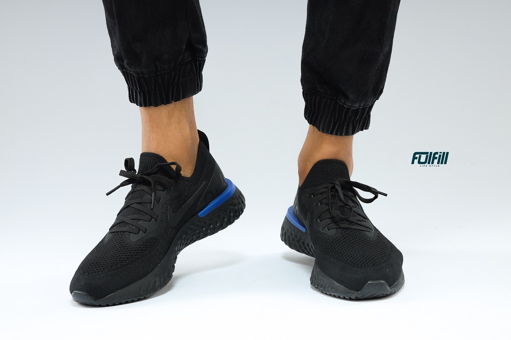 Epic react black racer blue sales